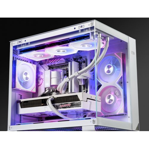 Кулер для корпуса PCCooler FC120 ARGB White купить в Украине: Киев, Днепр, Харьков, Одесса  | Проверка совместимости, низкая цена, отзывы, характеристики от TELEMART фото