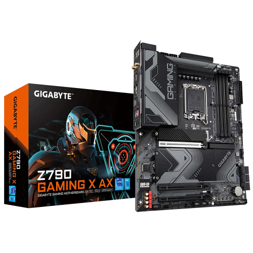 Материнская плата Gigabyte Z790 GAMING X AX (s1700, Intel Z790) (Восстановлено продавцом, 860301) купить в Украине: Киев, Днепр, Харьков, Одесса  | Проверка совместимости, низкая цена, отзывы, характеристики от TELEMART фото