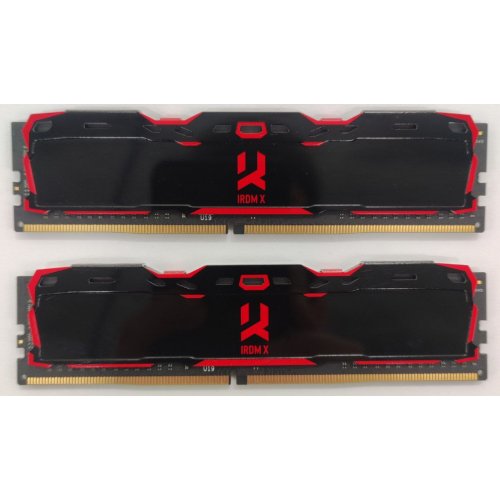 Озп GoodRAM DDR4 16GB (2x8GB) 2666Mhz IRDM X Black (IR-X2666D464L16S/16GDC) (Відновлено продавцем, 860502) купити в Україні: Київ, Львів, Хмельницький, Тернопіль, Івано-Франківськ | Перевірка сумісності, низька ціна, відгуки, характеристики від TELEMART фото