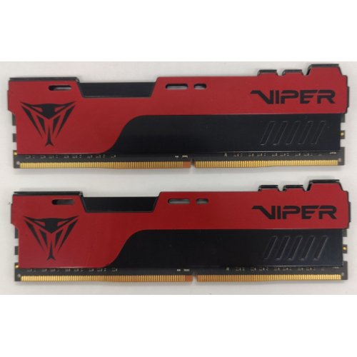 Озп Patriot DDR4 16GB (2x8GB) 3600Mhz Viper Elite II Red (PVE2416G360C0K) (Відновлено продавцем, 860505) купити в Україні: Київ, Львів, Хмельницький, Тернопіль, Івано-Франківськ | Перевірка сумісності, низька ціна, відгуки, характеристики від TELEMART фото