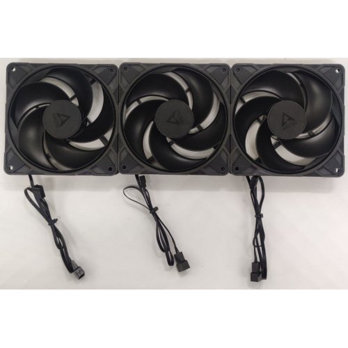 Набір кулерів для корпусу Arctic P12 Pro Reverse (3-Fan Pack) (ACFAN00332A) Black (Відновлено продавцем, 860511) купити в Україні: Київ, Львів, Хмельницький, Тернопіль, Івано-Франківськ | Перевірка сумісності, низька ціна, відгуки, характеристики від TELEMART фото