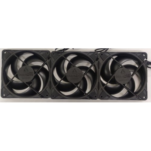Набір кулерів для корпусу Arctic P12 Pro Reverse (3-Fan Pack) (ACFAN00332A) Black (Відновлено продавцем, 860511) купити в Україні: Київ, Львів, Хмельницький, Тернопіль, Івано-Франківськ | Перевірка сумісності, низька ціна, відгуки, характеристики від TELEMART фото