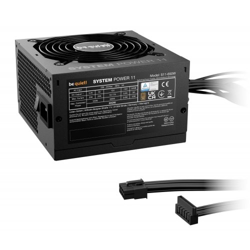 Уценка блок питания Be Quiet! System Power 11 U 650W (BP011EU) (Вскрытая упаковка, 860562) купить в Украине: Киев, Днепр, Харьков, Одесса  | Проверка совместимости, низкая цена, отзывы, характеристики от TELEMART фото