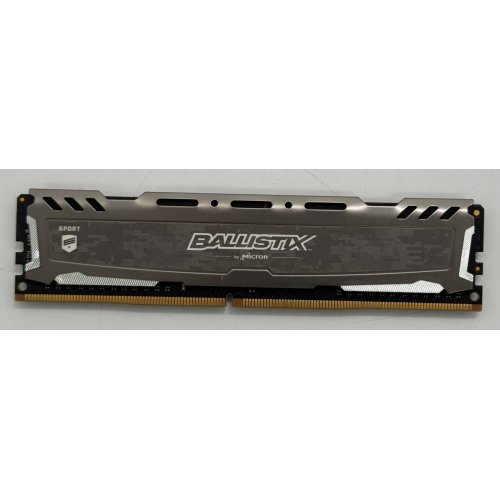 Озу Crucial DDR4 8GB 3200Mhz Ballistix Sport LT Gray (BLS8G4D32AESBK) (Восстановлено продавцом, 860696) купить в Украине: Киев, Днепр, Харьков, Одесса  | Проверка совместимости, низкая цена, отзывы, характеристики от TELEMART фото
