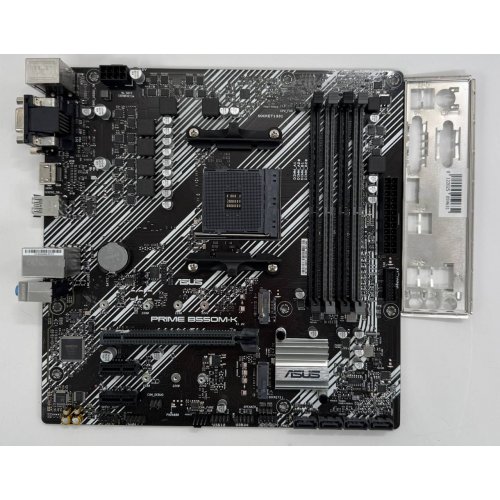 Материнская плата Asus PRIME B550M-K (sAM4, AMD B550) (Восстановлено продавцом, 860710) купить в Украине: Киев, Днепр, Харьков, Одесса  | Проверка совместимости, низкая цена, отзывы, характеристики от TELEMART фото