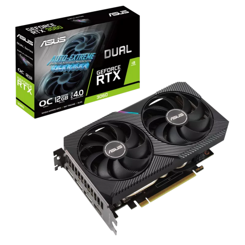 Відеокарта Asus GeForce RTX 3060 Dual OC 12288MB (DUAL-RTX3060-O12G-V2) (Відновлено продавцем, 860738) купити в Україні: Київ, Львів, Хмельницький, Тернопіль, Івано-Франківськ | Перевірка сумісності, низька ціна, відгуки, характеристики від TELEMART фото
