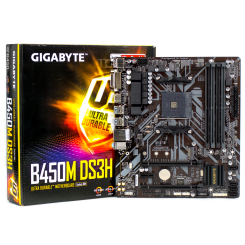 Материнська плата Gigabyte B450M DS3H (sAM4, AMD B450)