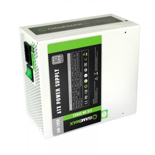 Продати Блок живлення GAMEMAX GM-1050 1050W (GM-1050) White за Trade-In у інтернет-магазині Телемарт - Київ, Дніпро, Україна фото