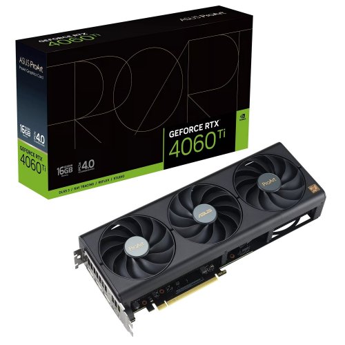 Відеокарта Asus ProArt GeForce RTX 4060 Ti 16384MB (PROART-RTX4060TI-16G) (Відновлено продавцем, 860901) купити в Україні: Київ, Львів, Хмельницький, Тернопіль, Івано-Франківськ | Перевірка сумісності, низька ціна, відгуки, характеристики від TELEMART фото
