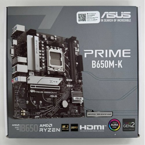 Материнська плата Asus PRIME B650M-K (sAM5, AMD B650) (Відновлено продавцем, 860903) купити в Україні: Київ, Львів, Хмельницький, Тернопіль, Івано-Франківськ | Перевірка сумісності, низька ціна, відгуки, характеристики від TELEMART фото