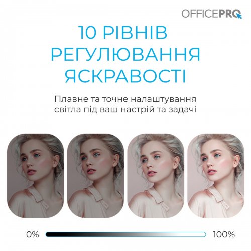 Світло для стримів та відеоконференцій OfficePro SL380 Black купити в Україні: Київ, Львів, Хмельницький, Тернопіль, Івано-Франківськ | Низька ціна, відгуки, характеристики від TELEMART фото