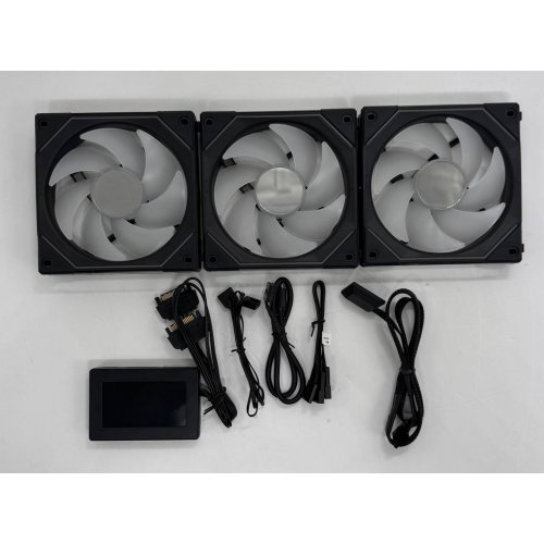 Набір кулерів для корпусу Lian Li Uni Fan SL-INF Wireless 120 3 in 1 (G99.12SLIN1W3B.00) Black (Відновлено продавцем, 860915) купити в Україні: Київ, Львів, Хмельницький, Тернопіль, Івано-Франківськ | Перевірка сумісності, низька ціна, відгуки, характеристики від TELEMART фото