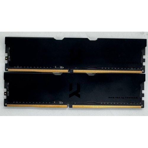 Озу GoodRAM DDR4 16GB (2x8GB) 3600Mhz IRDM Pro Deep Black (IRPK3600D4V64L18S/16GDC) (Восстановлено продавцом, 860929) купить в Украине: Киев, Днепр, Харьков, Одесса  | Проверка совместимости, низкая цена, отзывы, характеристики от TELEMART фото