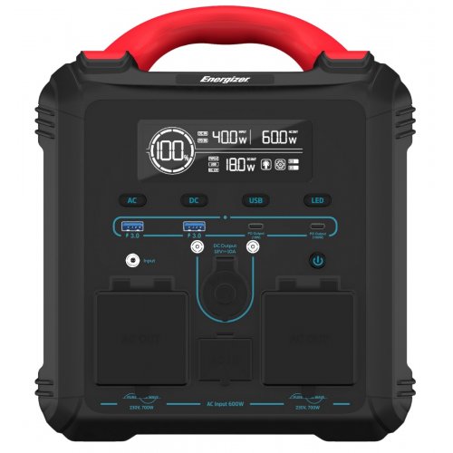Зарядная станция Energizer PPS550W1F 700W 551Wh купить в Украине: Киев, Днепр, Харьков, Одесса  | Низкая цена, отзывы, характеристики от TELEMART фото
