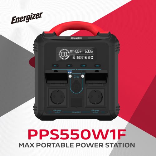 Зарядная станция Energizer PPS550W1F 700W 551Wh купить в Украине: Киев, Днепр, Харьков, Одесса  | Низкая цена, отзывы, характеристики от TELEMART фото