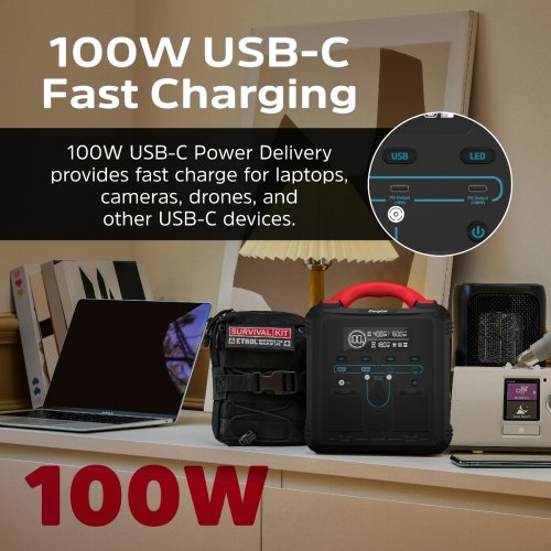 Зарядная станция Energizer PPS550W1F 700W 551Wh купить в Украине: Киев, Днепр, Харьков, Одесса  | Низкая цена, отзывы, характеристики от TELEMART фото