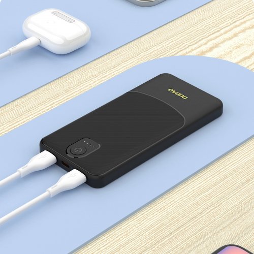 Powerbank Dudao K10 10000mAh 12W (6977196682164) Black купити в Україні: Київ, Львів, Хмельницький, Тернопіль, Івано-Франківськ | Низька ціна, відгуки, характеристики від TELEMART фото