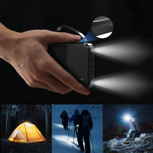 Powerbank Dudao K11 10000mAh 10W (6977196681853) Black купити в Україні: Київ, Львів, Хмельницький, Тернопіль, Івано-Франківськ | Низька ціна, відгуки, характеристики від TELEMART фото