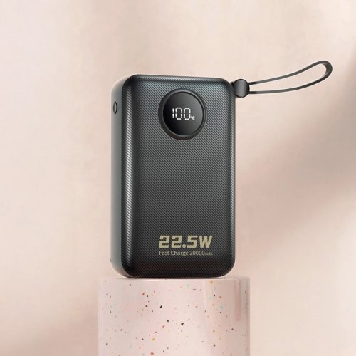 Powerbank Dudao K14+ 20000mAh 22.5W (6977196680016) Black купити в Україні: Київ, Львів, Хмельницький, Тернопіль, Івано-Франківськ | Низька ціна, відгуки, характеристики від TELEMART фото