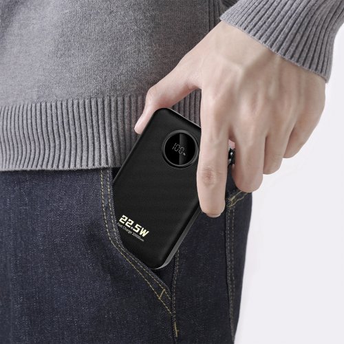 Powerbank Dudao K14+ 20000mAh 22.5W (6977196680016) Black купити в Україні: Київ, Львів, Хмельницький, Тернопіль, Івано-Франківськ | Низька ціна, відгуки, характеристики від TELEMART фото