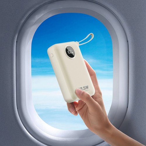 Powerbank Dudao K14+ 20000mAh 22.5W (6977196680023) White купити в Україні: Київ, Львів, Хмельницький, Тернопіль, Івано-Франківськ | Низька ціна, відгуки, характеристики від TELEMART фото