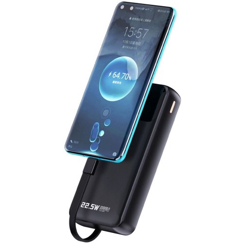 Powerbank Dudao K15 Pro 20000mAh 22.5W (6977196682430) Black купить в Украине: Киев, Днепр, Харьков, Одесса  | Низкая цена, отзывы, характеристики от TELEMART фото