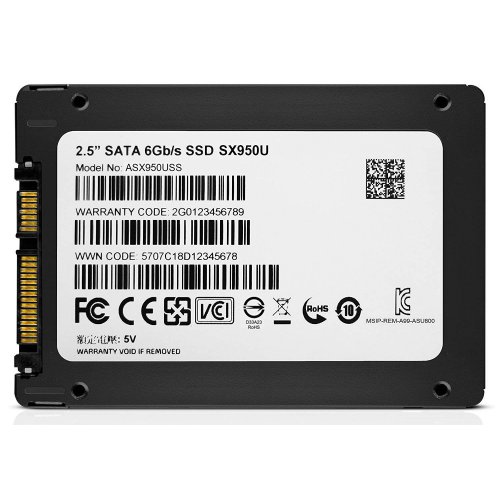 Продати SSD-диск ADATA XPG SX950U TLC 480GB 2.5" (ASX950USS-480GT-C) за Trade-In у інтернет-магазині Телемарт - Київ, Дніпро, Україна фото