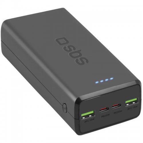 Powerbank SBS 30000mAh 20W (TTBB30000PD20K) Black купить в Украине: Киев, Днепр, Харьков, Одесса  | Низкая цена, отзывы, характеристики от TELEMART фото