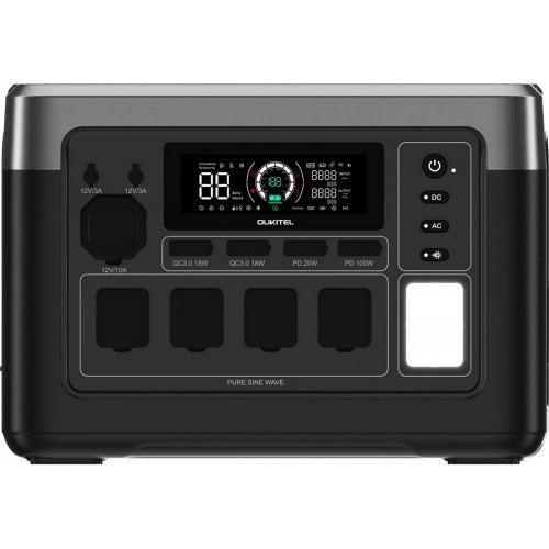 Зарядна станція OUKITEL P1000E Plus 1800W 1024Wh купити в Україні: Київ, Львів, Хмельницький, Тернопіль, Івано-Франківськ | Низька ціна, відгуки, характеристики від TELEMART фото