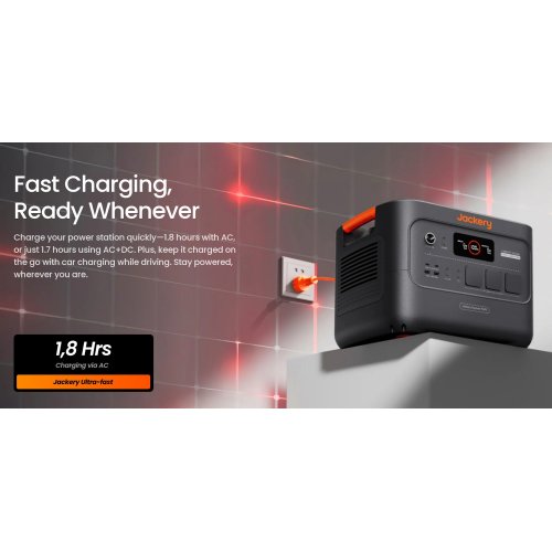 Зарядная станция Jackery Explorer 3000 V2 3600W 3072Wh (21-0001-000312) купить в Украине: Киев, Днепр, Харьков, Одесса  | Низкая цена, отзывы, характеристики от TELEMART фото