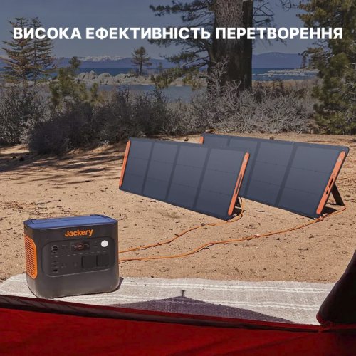 Солнечная панель Jackery SolarSaga 200W (21-0002-000064) купить в Украине: Киев, Днепр, Харьков, Одесса  | Низкая цена, отзывы, характеристики от TELEMART фото