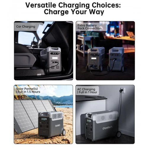 Батарея к зарядной станции Choetech BS066 3840Wh купить в Украине: Киев, Днепр, Харьков, Одесса  | Низкая цена, отзывы, характеристики от TELEMART фото