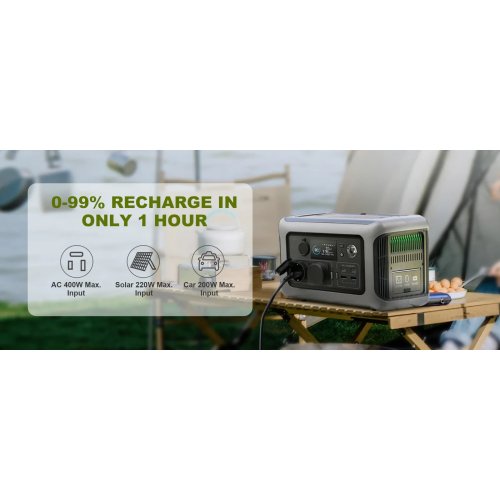 Зарядна станція ALLPOWERS R600 600W 299Wh купити в Україні: Київ, Львів, Хмельницький, Тернопіль, Івано-Франківськ | Низька ціна, відгуки, характеристики від TELEMART фото