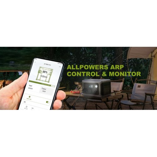 Зарядна станція ALLPOWERS R600 600W 299Wh купити в Україні: Київ, Львів, Хмельницький, Тернопіль, Івано-Франківськ | Низька ціна, відгуки, характеристики від TELEMART фото