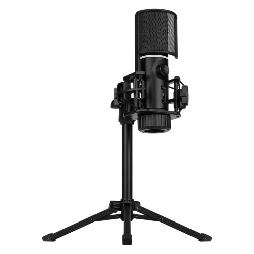 Мікрофон Streamplify MIC-48-RGB-TP (SPMC-MZ1C127.11) Black купити в Україні: Київ, Львів, Хмельницький, Тернопіль, Івано-Франківськ | Низька ціна, відгуки, характеристики від TELEMART фото