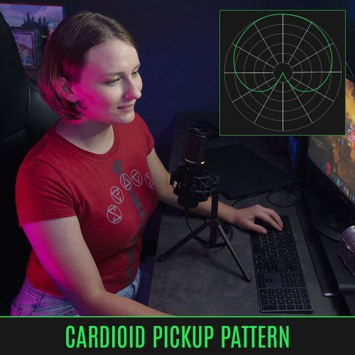 Мікрофон Streamplify MIC-48-RGB-TP (SPMC-MZ1C127.11) Black купити в Україні: Київ, Львів, Хмельницький, Тернопіль, Івано-Франківськ | Низька ціна, відгуки, характеристики від TELEMART фото