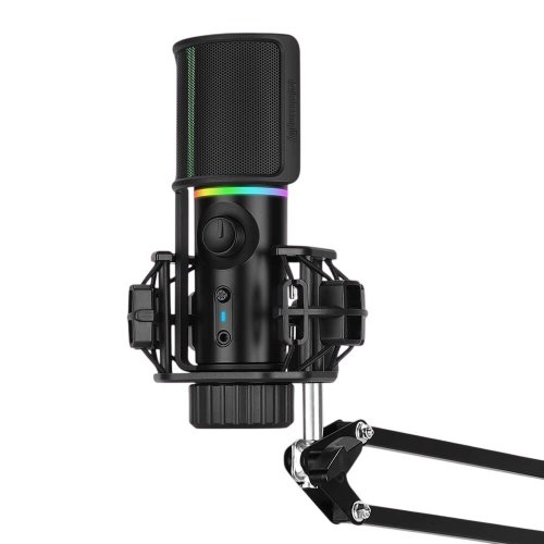 Мікрофон Streamplify MIC-48-RGB-MA (SPMC-MZ1C227.11) Black купити в Україні: Київ, Львів, Хмельницький, Тернопіль, Івано-Франківськ | Низька ціна, відгуки, характеристики від TELEMART фото