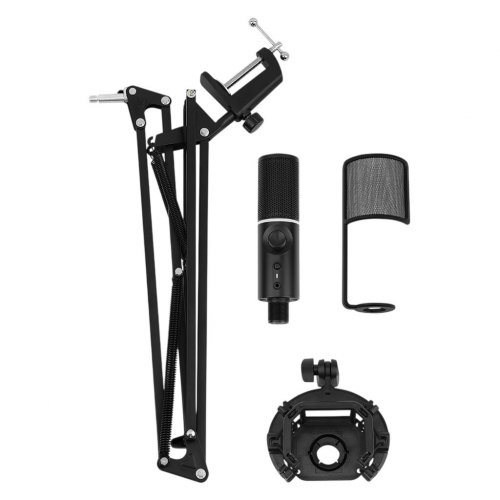 Мікрофон Streamplify MIC-48-RGB-MA (SPMC-MZ1C227.11) Black купити в Україні: Київ, Львів, Хмельницький, Тернопіль, Івано-Франківськ | Низька ціна, відгуки, характеристики від TELEMART фото