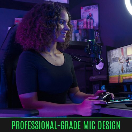 Мікрофон Streamplify MIC-48-RGB-MA (SPMC-MZ1C227.11) Black купити в Україні: Київ, Львів, Хмельницький, Тернопіль, Івано-Франківськ | Низька ціна, відгуки, характеристики від TELEMART фото