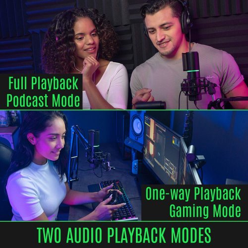 Мікрофон Streamplify MIC-48-RGB-MA (SPMC-MZ1C227.11) Black купити в Україні: Київ, Львів, Хмельницький, Тернопіль, Івано-Франківськ | Низька ціна, відгуки, характеристики від TELEMART фото