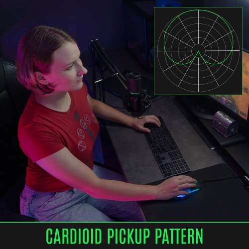 Мікрофон Streamplify MIC-48-RGB-MA (SPMC-MZ1C227.11) Black купити в Україні: Київ, Львів, Хмельницький, Тернопіль, Івано-Франківськ | Низька ціна, відгуки, характеристики від TELEMART фото