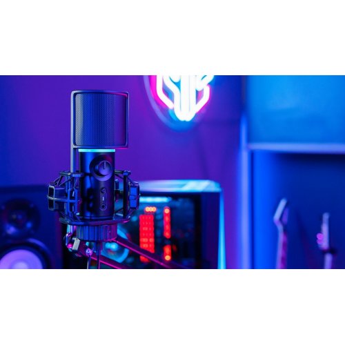 Мікрофон Streamplify MIC-48-RGB-MA (SPMC-MZ1C227.11) Black купити в Україні: Київ, Львів, Хмельницький, Тернопіль, Івано-Франківськ | Низька ціна, відгуки, характеристики від TELEMART фото