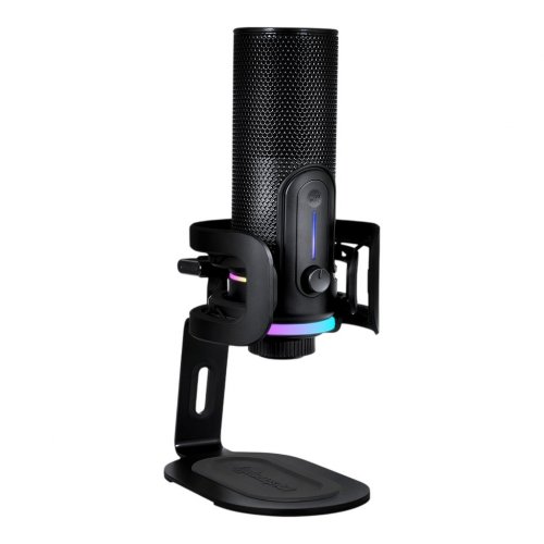 Мікрофон Streamplify MIC PRO-192-RGB-ST (SPMC-MP3C327.11) Black купити в Україні: Київ, Львів, Хмельницький, Тернопіль, Івано-Франківськ | Низька ціна, відгуки, характеристики від TELEMART фото