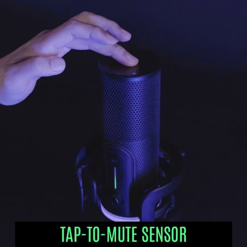 Мікрофон Streamplify MIC PRO-192-RGB-ST (SPMC-MP3C327.11) Black купити в Україні: Київ, Львів, Хмельницький, Тернопіль, Івано-Франківськ | Низька ціна, відгуки, характеристики від TELEMART фото