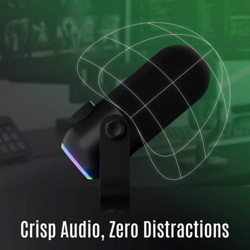 Мікрофон Streamplify MIC MINI-48-RGB-ST (SPMC-MM1C327.11) Black купити в Україні: Київ, Львів, Хмельницький, Тернопіль, Івано-Франківськ | Низька ціна, відгуки, характеристики від TELEMART фото