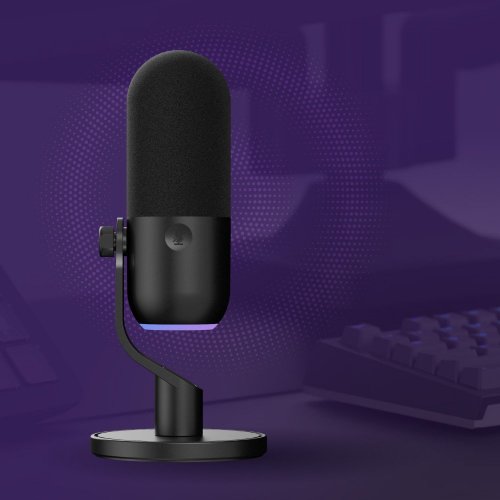 Мікрофон Streamplify MIC MINI-48-RGB-ST (SPMC-MM1C327.11) Black купити в Україні: Київ, Львів, Хмельницький, Тернопіль, Івано-Франківськ | Низька ціна, відгуки, характеристики від TELEMART фото