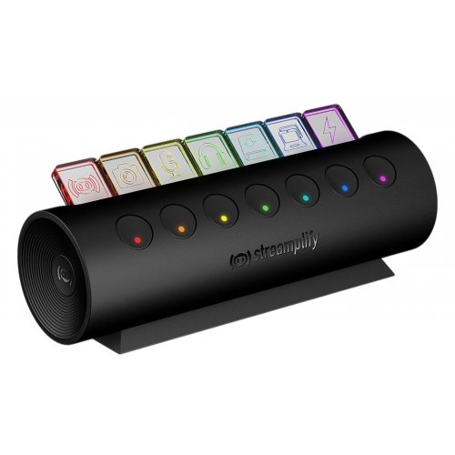 USB-хаб Streamplify HUB CTRL 7 (SPUH-HC71217.11) Black купить в Украине: Киев, Днепр, Харьков, Одесса  | Низкая цена, отзывы, характеристики от TELEMART фото