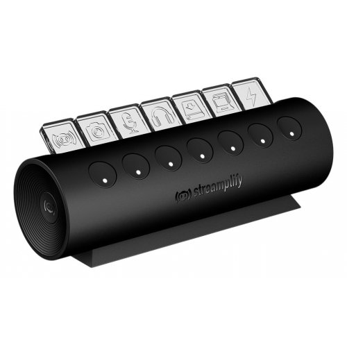 USB-хаб Streamplify HUB CTRL 7 (SPUH-HC71217.11) Black купить в Украине: Киев, Днепр, Харьков, Одесса  | Низкая цена, отзывы, характеристики от TELEMART фото