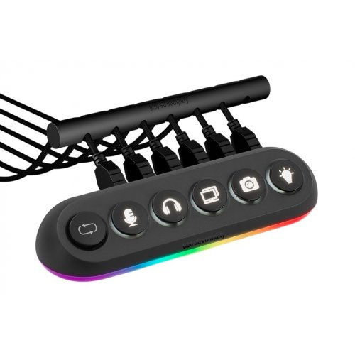 USB-хаб Streamplify HUB DECK 5 (SPUH-HD51217.11) Black купити в Україні: Київ, Львів, Хмельницький, Тернопіль, Івано-Франківськ | Низька ціна, відгуки, характеристики від TELEMART фото