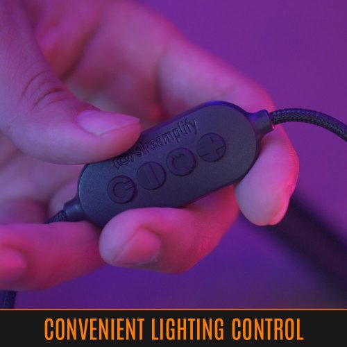 Світлодіодна лампа Streamplify LIGHT 10 (SPIR-LZ10112.11) купити в Україні: Київ, Львів, Хмельницький, Тернопіль, Івано-Франківськ | Низька ціна, відгуки, характеристики від TELEMART фото